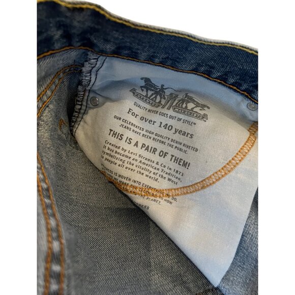 Levi's 550 Relaxed Fit Blue Denim Jeans Men's Size 46x29 Classic Straight Leg - Picture 7 of 10